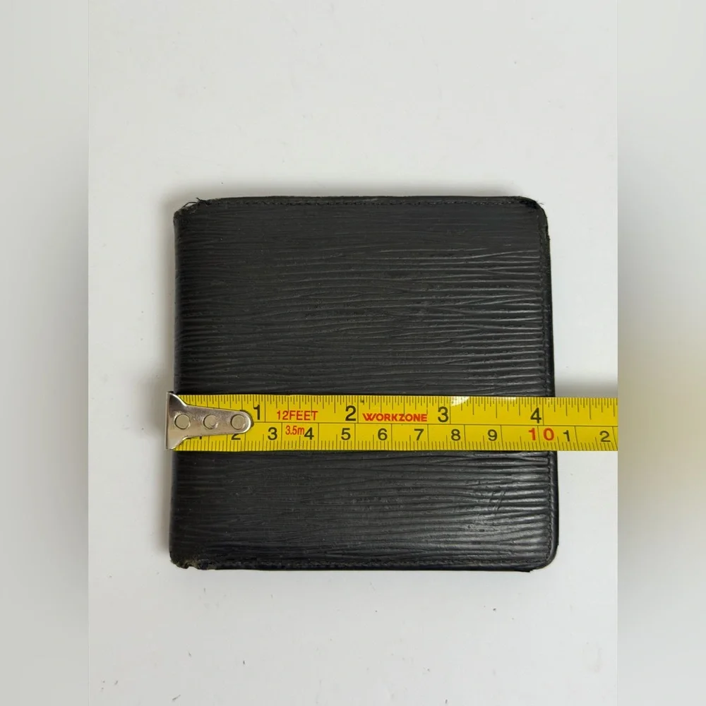 Louis Vuitton Black Epi Leather Bifold Wallet